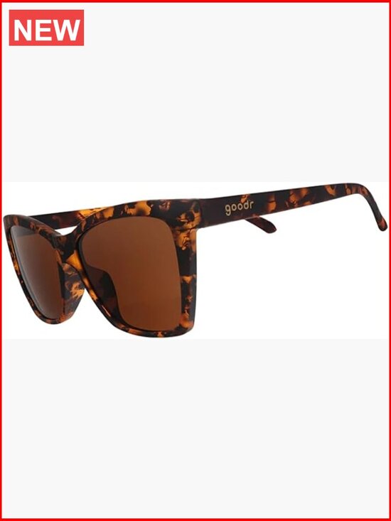 Polarized Cat-Eye Sunglasses No Slip Medium Fit UV400
